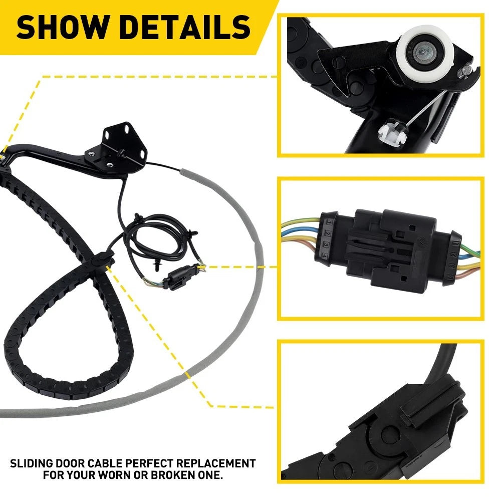 For Mercedes-Benz All Sprinter Models 2006-2017 Sliding Door Cable-Right Side EA 6B93BC-57