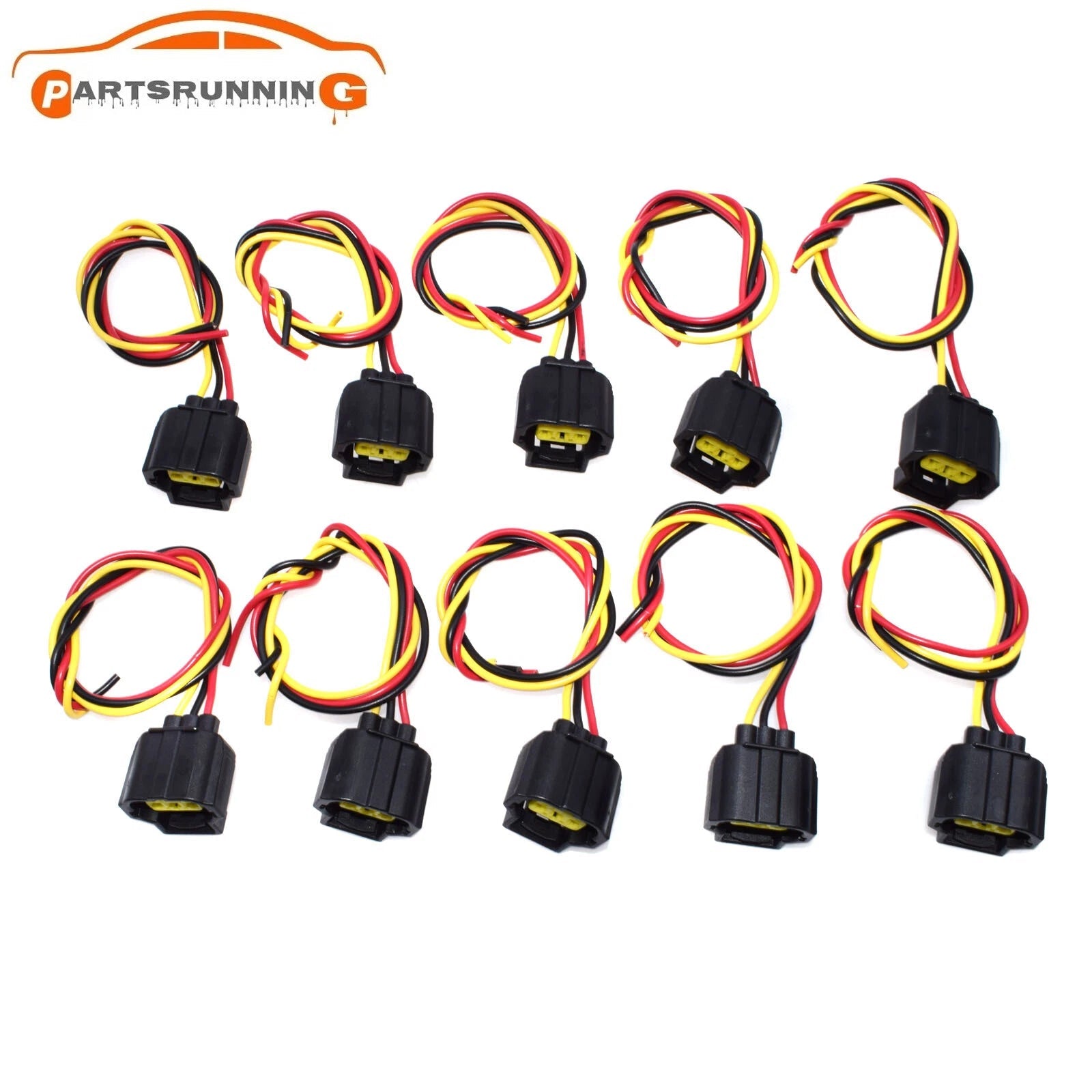 10X ALTERNATOR CONNECTOR PLUG 3 WIRE 1U2Z14S411TA FOR FORD 6G Ford F-150 WPT-118 6B93BC-57