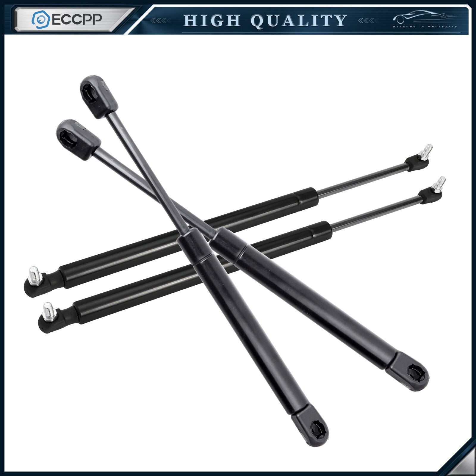 ECCPP 4x Tailgate+Hood Lift Support Gas Spring For 1999-2004 Jeep Grand Cherokee ECCPP