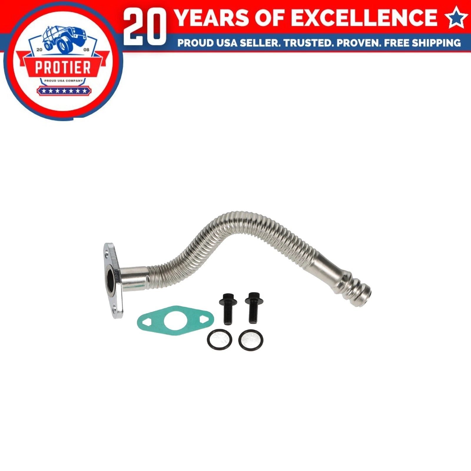Turbocharger Oil Supply Line Fits Dodge Ram 2500 Ram 3500 04-09 L6 5.9L -cc 6B93BC-57
