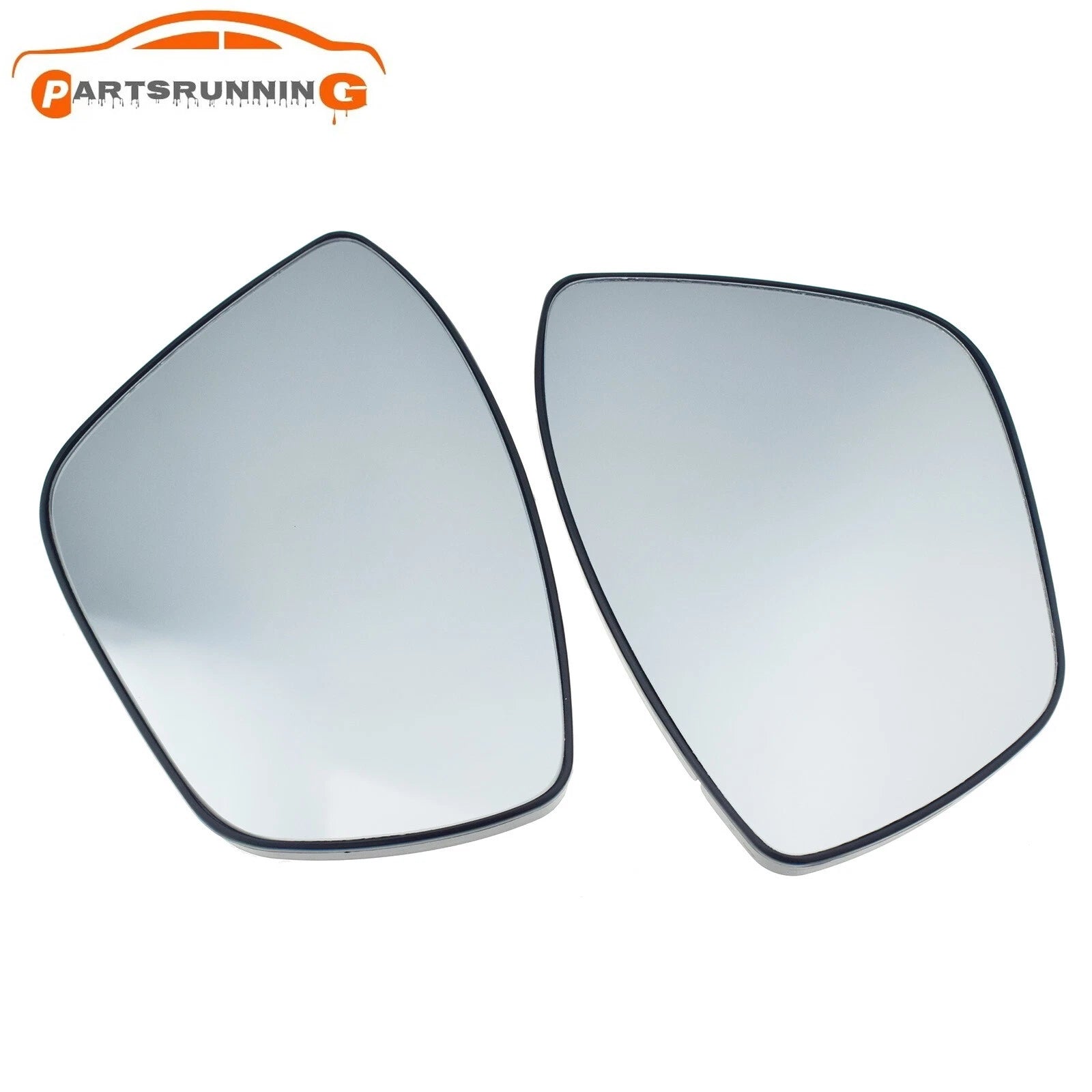 2X Heated Wing Mirror Glass Left Right Side For Peugeot 208 308 CITROEN C3 MK3 6B93BC-57