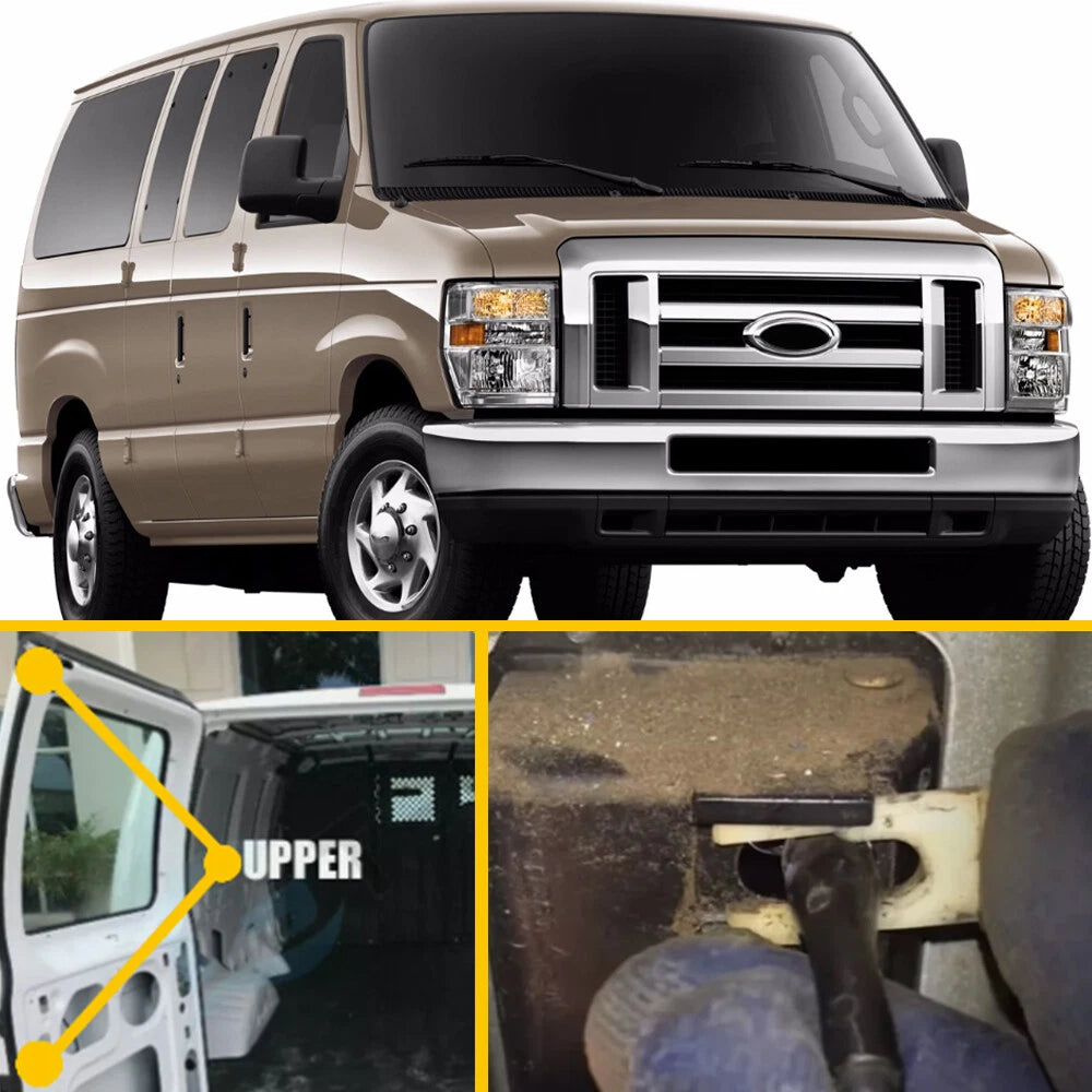 Left Side Hinged Door Latch Release Cable For 1992-2014 Ford E150 E250 E350 Van 6B93BC-57
