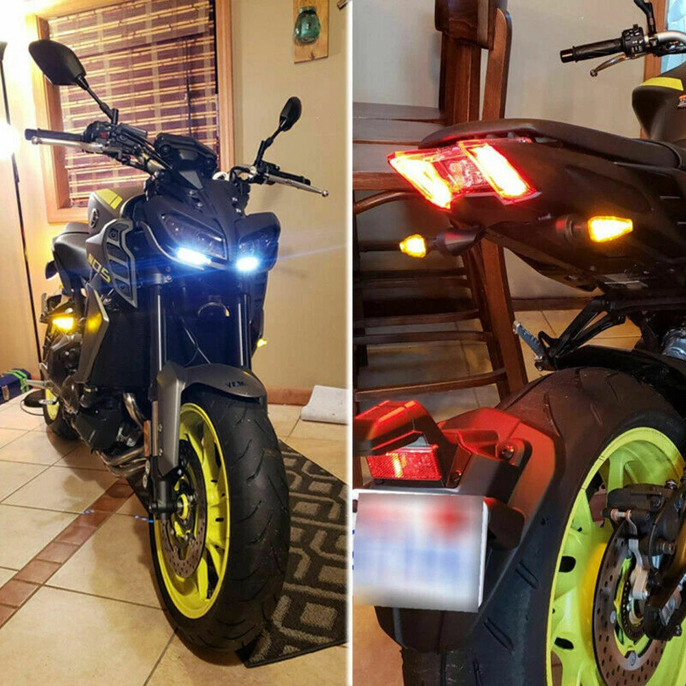 2X Motorcycle LED Turn Signals Blinker Light Indicator For Kawasaki Ducati BMW A 6B93BC-57