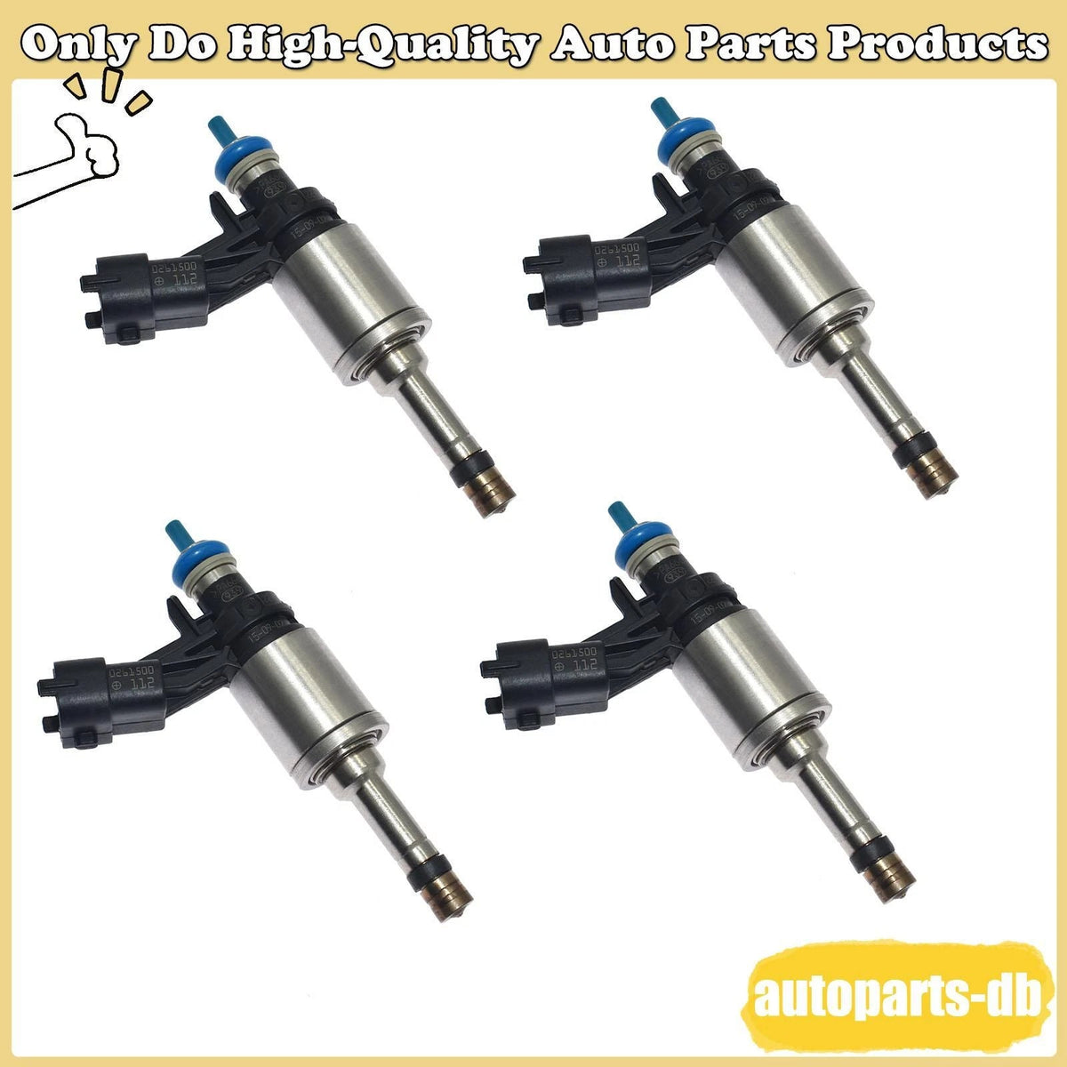 4x Fuel Injector for Ford Taurus Flex Taurus Lincoln MKS MKT 3.5L V6 0261500112 6B93BC-57