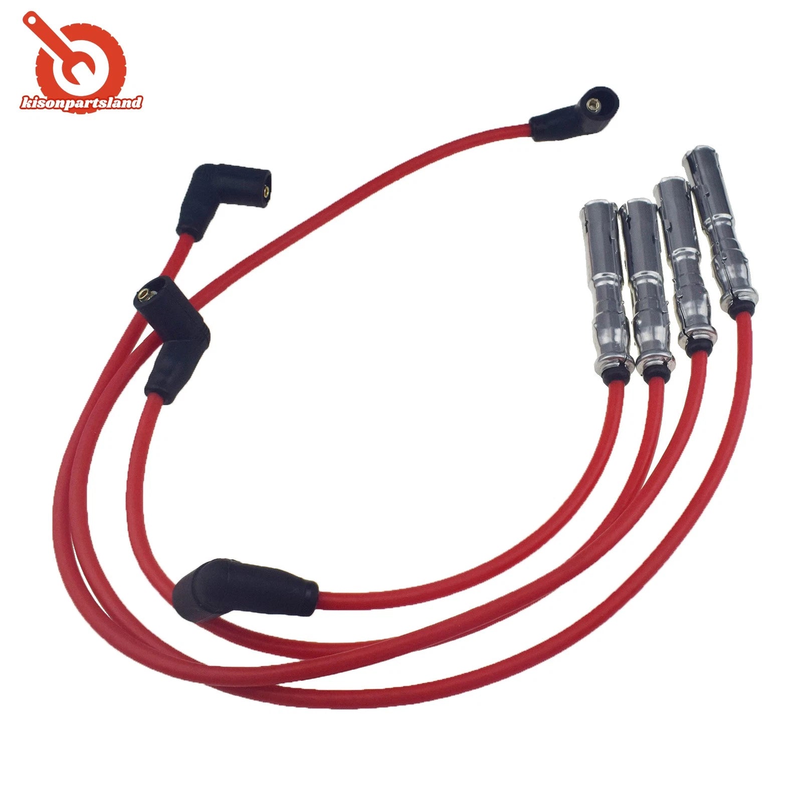 Spark Plug Wire Set For VW Beetle Bora Golf GTI Jetta 2.0L SOHC 27588 144054 6B93BC-57