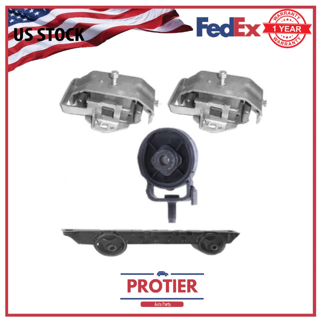 Motor & Trans Mount 4PCS for 1995-1996 Mitsubishi Montero 3.0L for Auto Trans 6B93BC-57