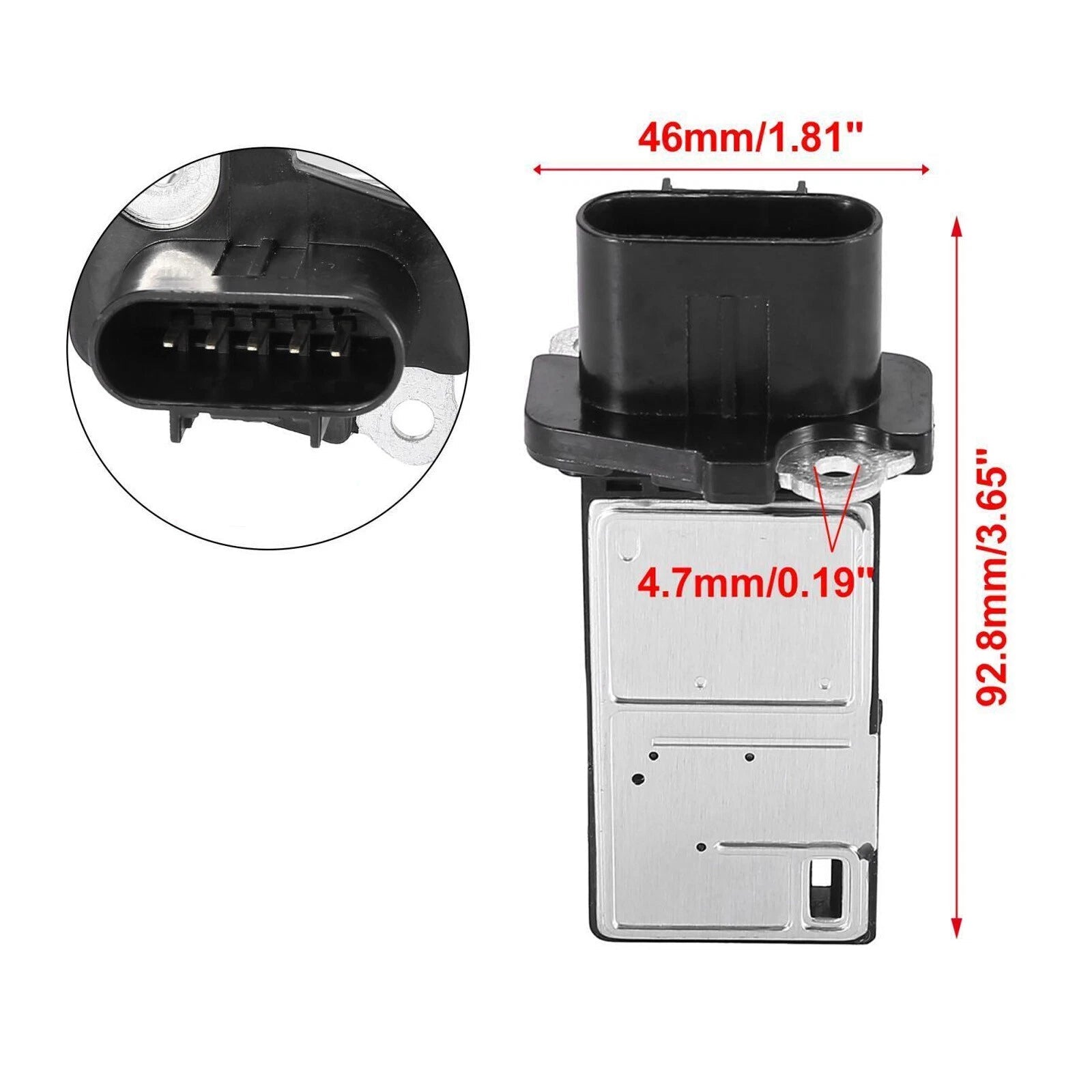 Mass Air Flow Sensor MAF AFH70M-43A For Buick Cadillac SRX Chevrolet Saab Hummer 6B93BC-57
