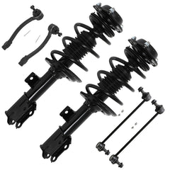 6x Front  Complete Struts Sway Bars Outer Tie Rods For Hyundai Elantra 2011-2016 6B93BC-57