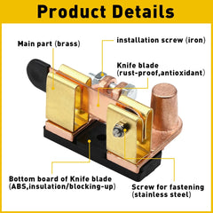 Battery Isolator Switch Disconnect Cut Power Off Kill for Vehicle Car RV Auto 6B93BC-57