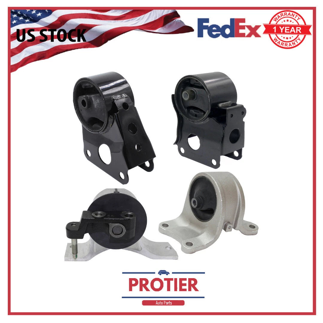 Engine & Trans Mount Set 4PCS for Nissan Passenger Car Altima L4 2.5l 2488cc 6B93BC-57