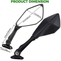 Motorcycle Rear view Mirrors for Kawasaki Ninja 650R ER6F 2009-2012 & 2017-2022