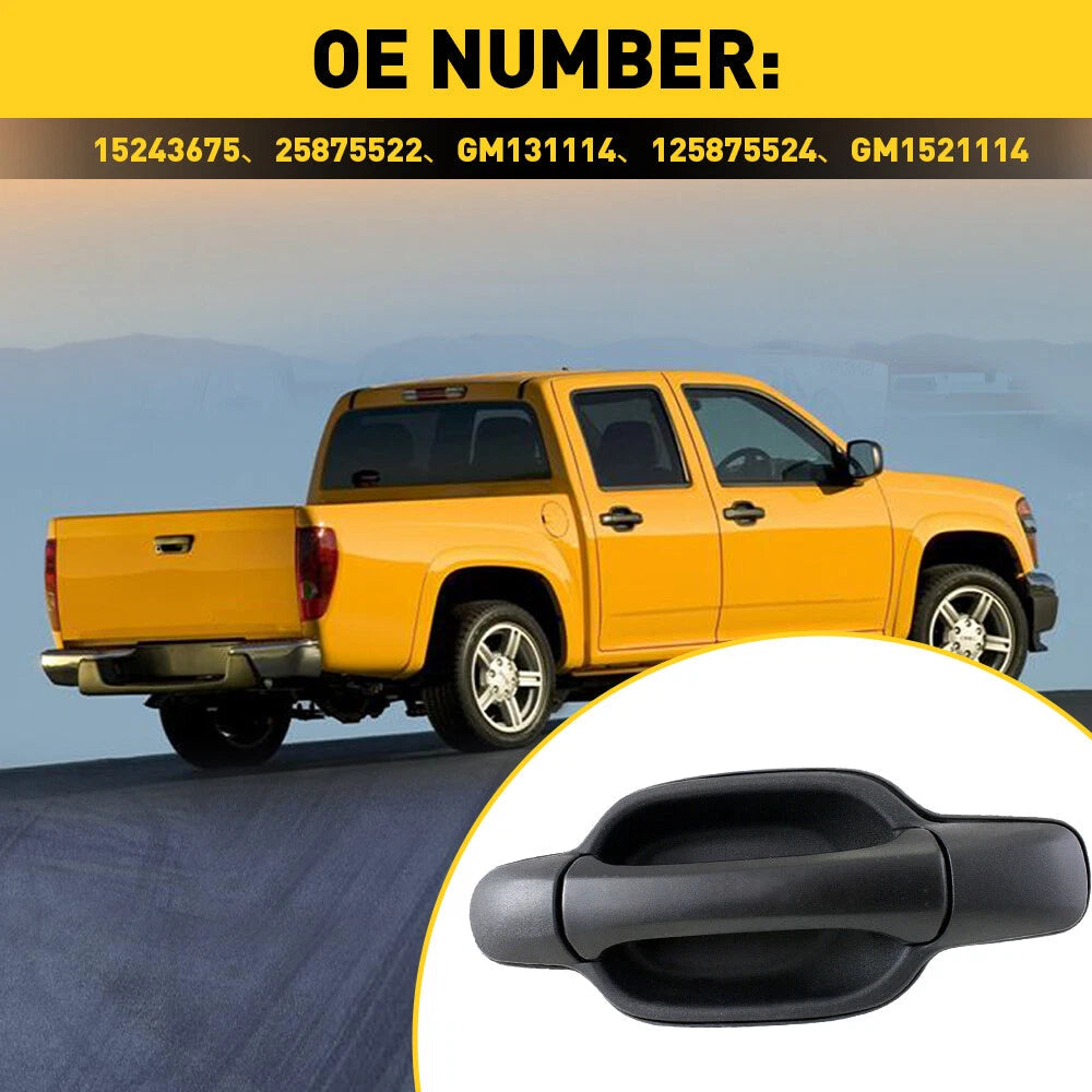 Exterior RH Rear Door Handle Black for 2004-2012 Chevrolet Colorado GMC Canyon A 6B93BC-57