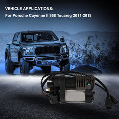 Air Suspension Air Compressor Pump For Porsche Cayenne II 958 Touareg 2011-2018 6B93BC-57