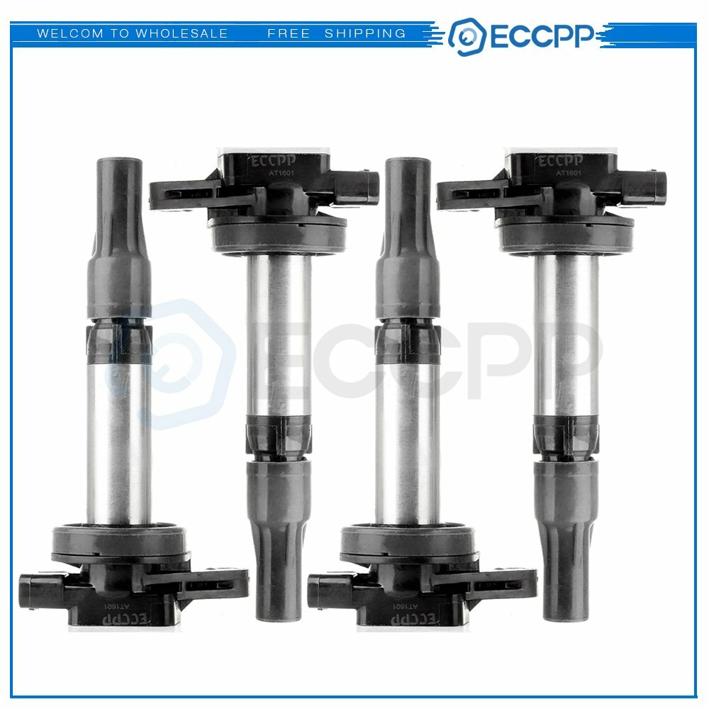 Pack of 4 Ignition Coils for Jaguar S-Type XJ8 Land Rover LR3 UF519 AJ810445 6B93BC-57