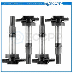 Pack of 4 Ignition Coils for Jaguar S-Type XJ8 Land Rover LR3 UF519 AJ810445 6B93BC-57