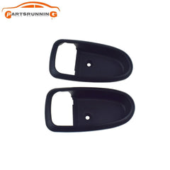 2PCS Left Right Interior Door Handle Bezel Trim Cover For Hyundai Elantra 01-06 6B93BC-57