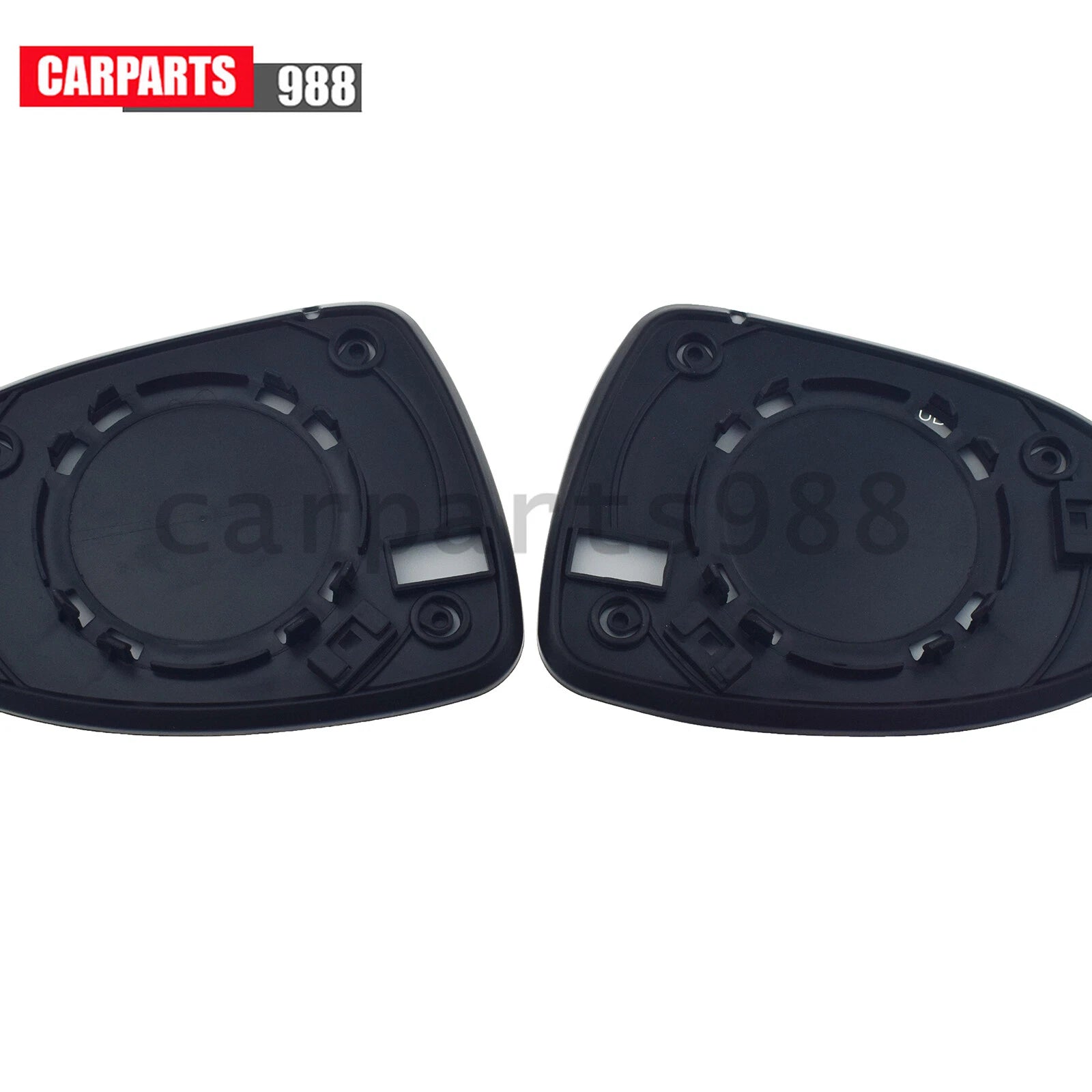 Pair Left Right Non-Heated Mirror Glass w/ Backing Plate For Kia Rio 2012-2017 6B93BC-57