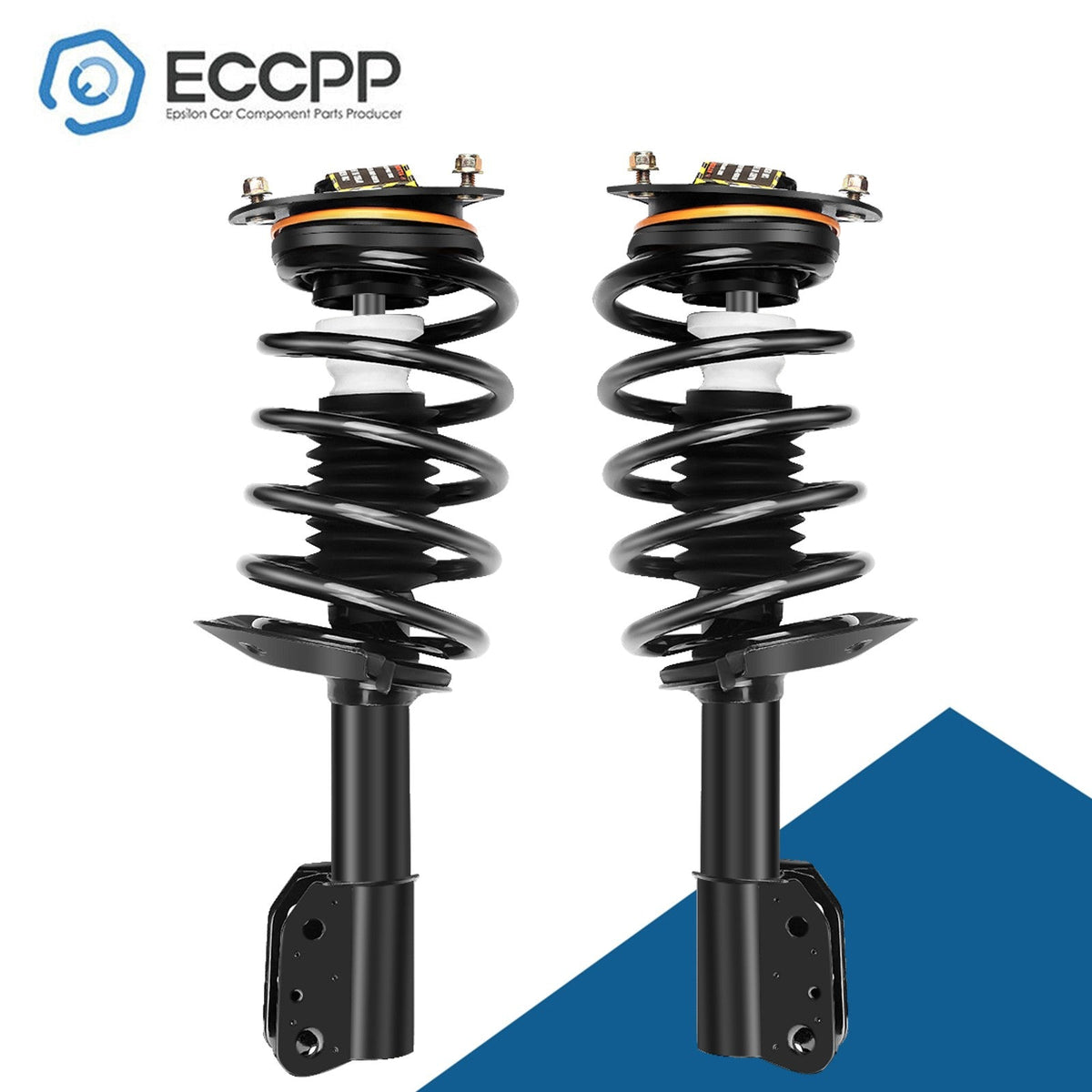 For 2000-2011 Chevrolet Impala Front Complete Struts Shocks Springs Assembly Set 6B93BC-57