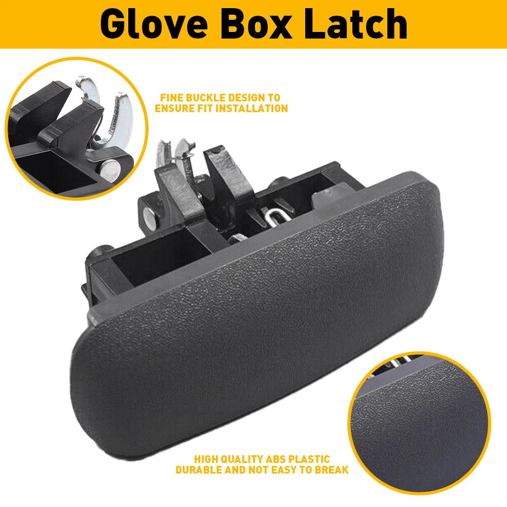Glove Latch Box Handle Agate Black For 1997-2000 Dodge Dakota Durango 3.9L 4.7L 6B93BC-57