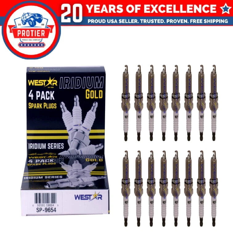 16x laser iridium spark plugs SILZKR7B11 9723 compatible with Hyundai Elantra 6B93BC-57