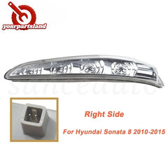 For Hyundai Sonata 2010-2015 Front Right Side Mirror LED Turn Signal Lamp 6B93BC-57