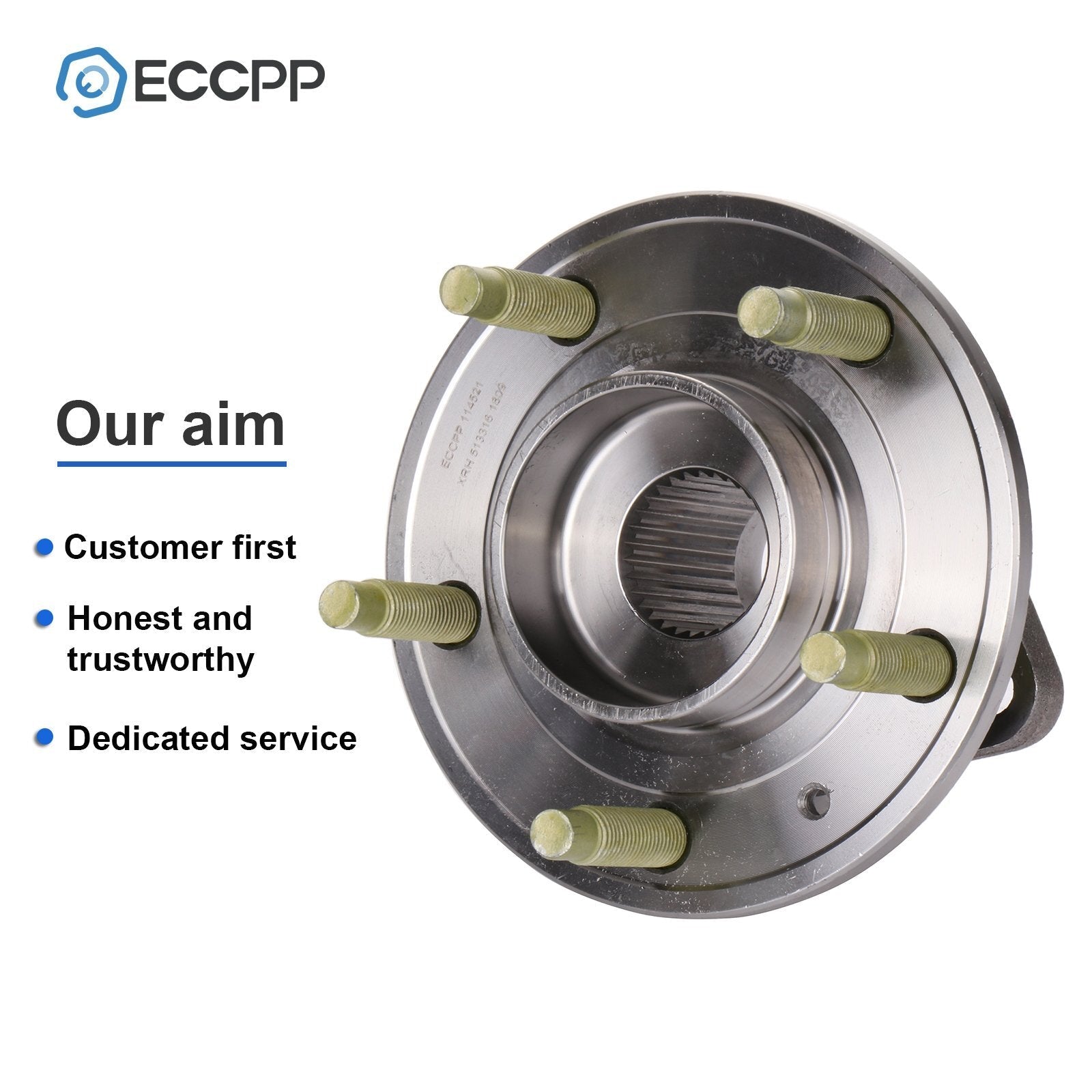 1Pc Wheel Hub Bearing Front For Buick Verano Cadillac ATS Chevrolet Cruze Volt 6B93BC-57