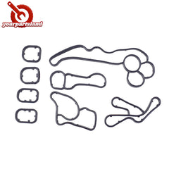 Oil Filter Housing Seal Gasket SET For BMW E90 E71 F01 F10 N47N N57N 11428580680 6B93BC-57