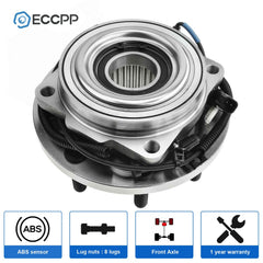 1Pc Wheel Hub Bearing Front 4WD For 2011-2016 Ford F-350 Super Duty Dually Only 6B93BC-57