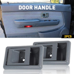 Fit for 95-00 Tacoma Truck Pickup Inner Inside Interior Door Handle Set Gray EOA 6B93BC-57