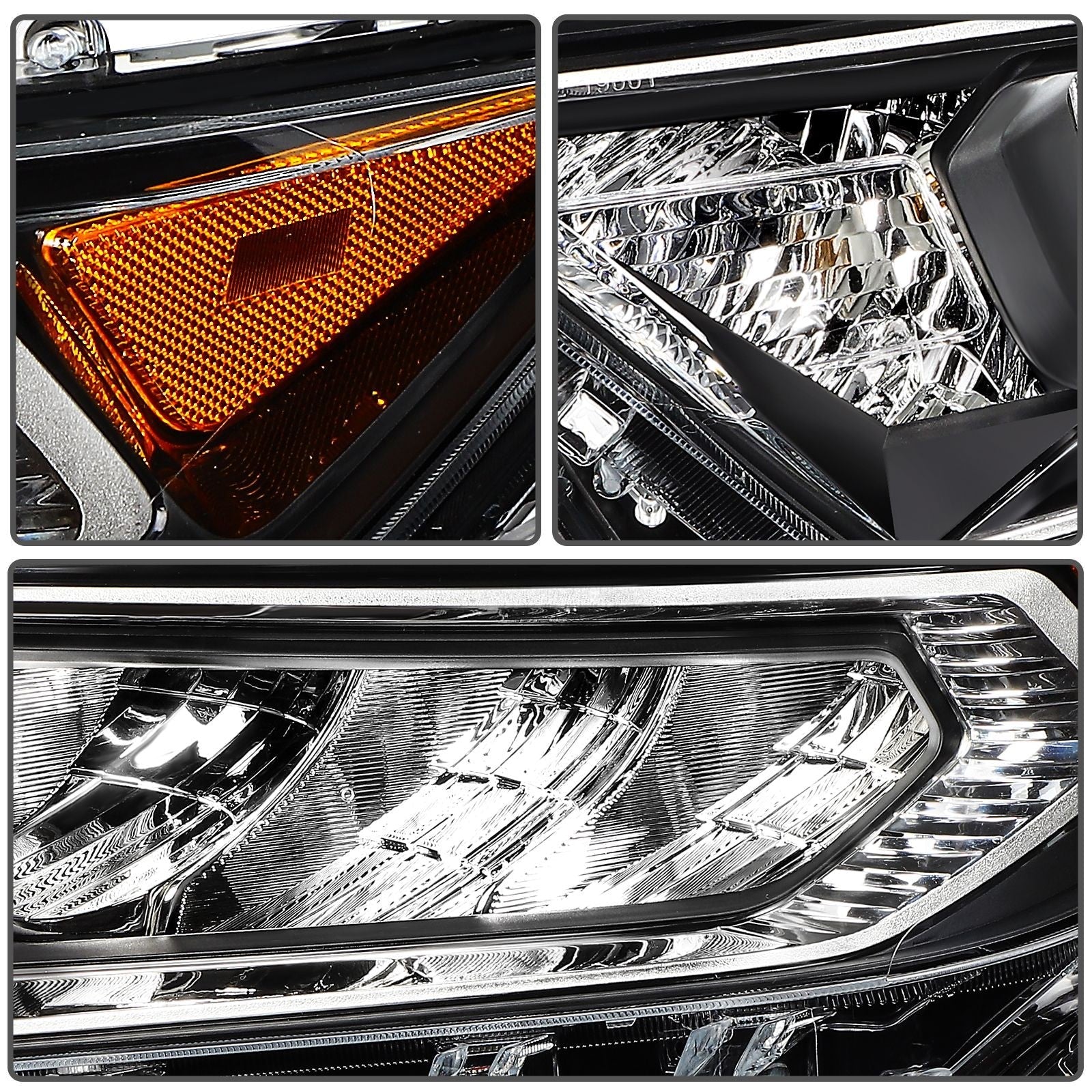 ECCPP Headlight Assembly For Toyota RAV4 2.5L 2019-2021 Driver Left Side Black 6B93BC-57