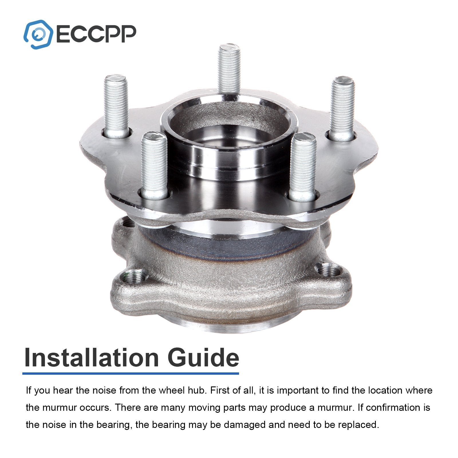 2 Rear Wheel Hub Bearing Assembly For Nissan Murano AWD 2003 2004 2005 2006 2007 6B93BC-57