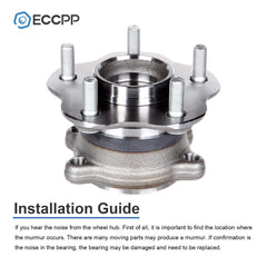 2 Rear Wheel Hub Bearing Assembly For Nissan Murano AWD 2003 2004 2005 2006 2007 6B93BC-57