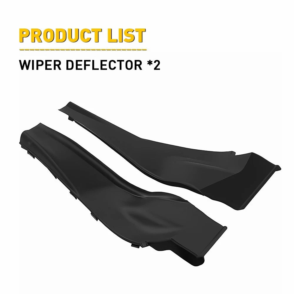 1Pair Corner Windshield Wiper Cowl Cover 66894-3TA0A for Altima Nissan 2013-2016 6B93BC-57