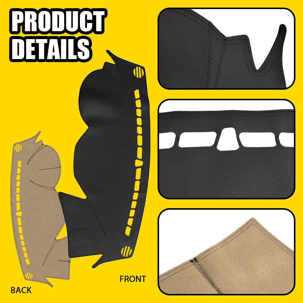 Car Leather Dashboard For Hyundai Sonata 2011-2014 Dash Cover Protector Mat USA 6B93BC-57
