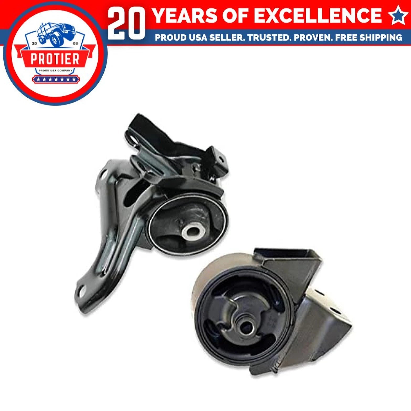 Fits 2005-2010 Hyundai Tucson/Kia Sportage 2.0L AUTO RR Motor & Trans Mount 2pc 6B93BC-57