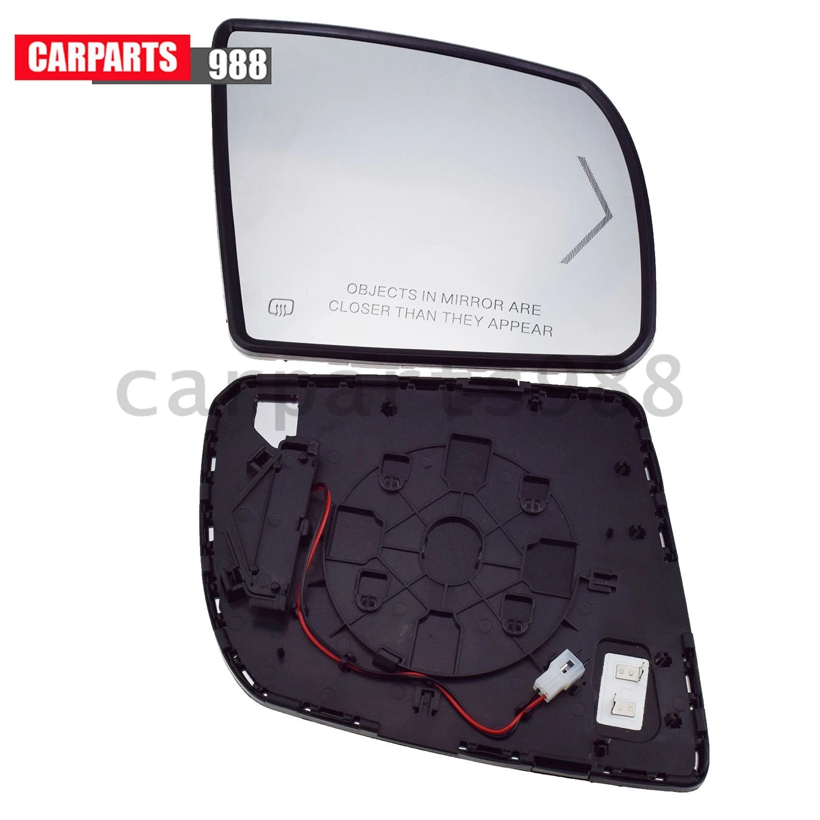 Left Right Heated Mirror Glass For 2008-2017 Toyota Tundra Sequoia 87906-0C032 6B93BC-57