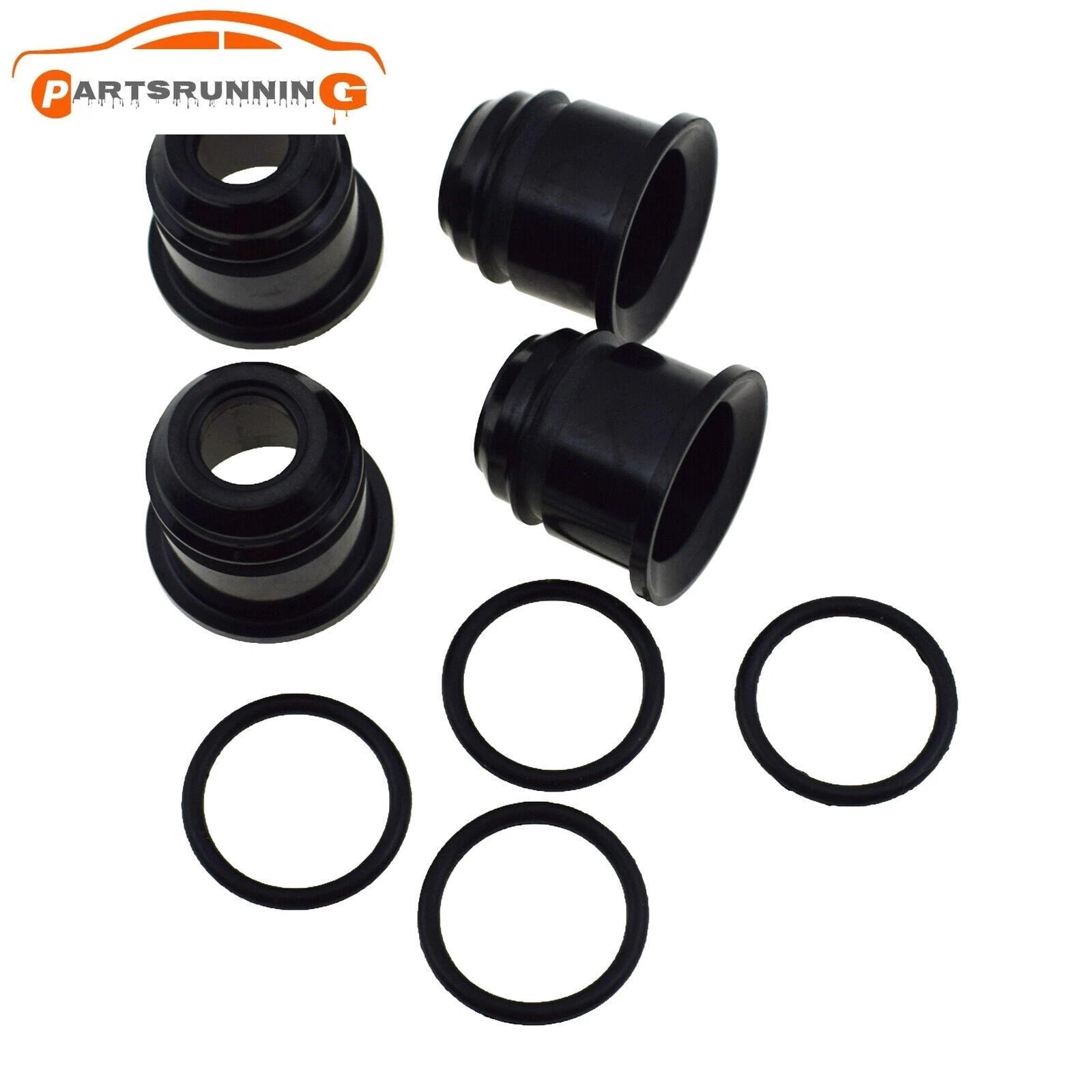 For Toyota Tacoma 2RZ 2.4L 3RZ 2.7L 1995-2004 4x Fuel Injector Nozzles ＆ O-Rings 6B93BC-57