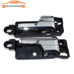 Chrome Interior Door Handle Rear Left Right for 2006-12 Ford Fusion 6E5Z5422601B 6B93BC-57