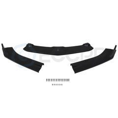 Fits 2016-present Chevy Camaro 3PC Black Front Bumper Spoiler Lip 6B93BC-57