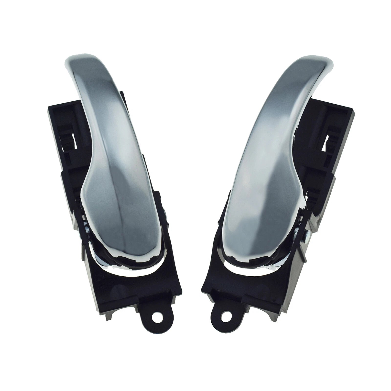 2Pcs Chrome Interior Door Handle Front Pair For 1999-03 Ford F-150 1997-99 F-250 6B93BC-57