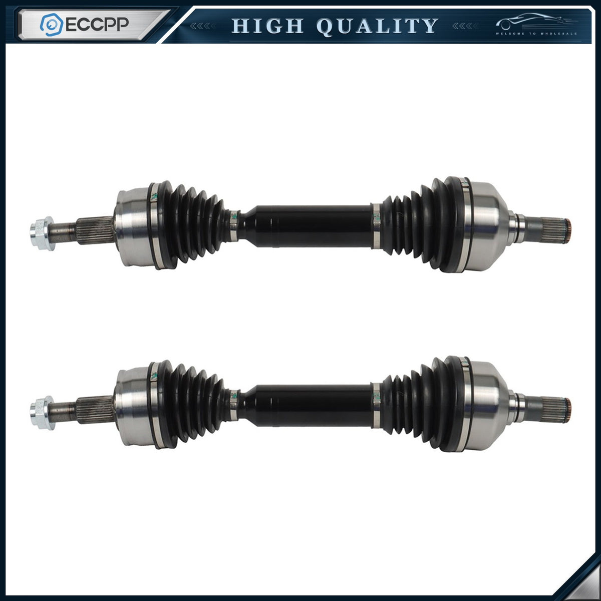 For Jeep Cherokee 2016-2014 AWD 2pcs Front Left & Right CV Axle Assembly