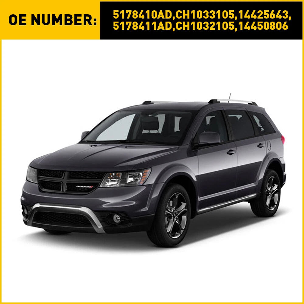 2X Bumper Retainer Bracket For 2009-2020 Dodge Journey Side Cover Reinforcement 6B93BC-57