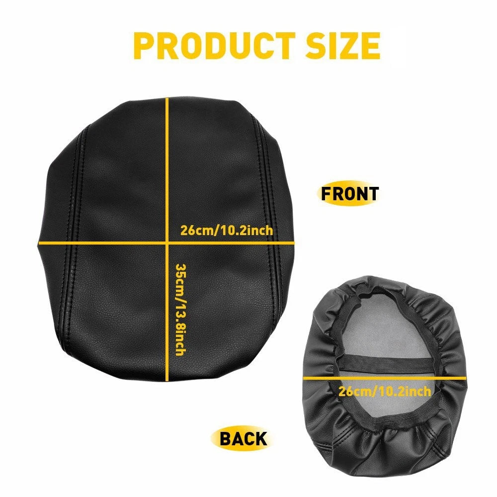 For 2011-2018 Ford Explorer Center Console Rest Arm Lid Armrest Cover Skin Black 6B93BC-57