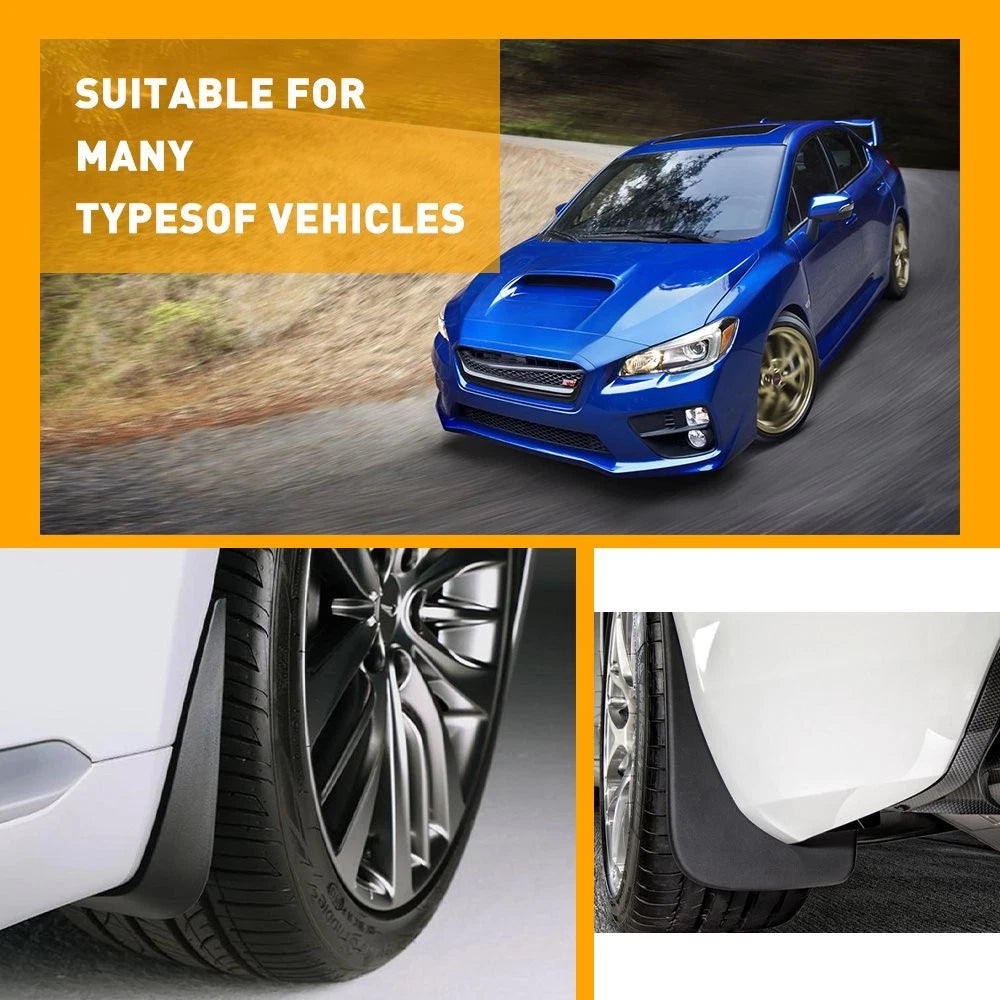 4X Splash Guards Car Mud Flaps for Front / Rear Tires Universal Easy Install EOA 6B93BC-57