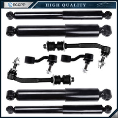 For 2004-09 Dodge Durango Chrysler Aspen Front & Rear Absorber Shocks + Sway Bar