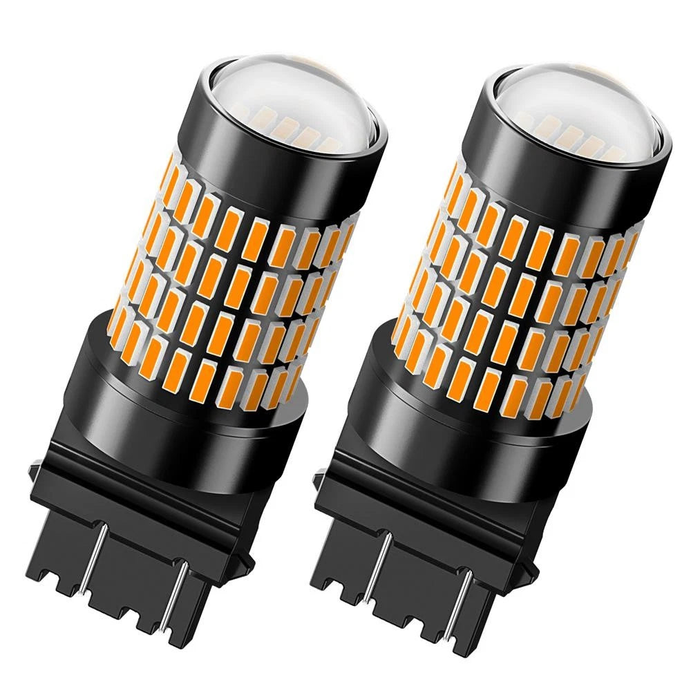 6x AUXITO 3157 LED Turn Signal Reverse Light Canbus Bulbs Parking Lamp Amber EOA AUXITO