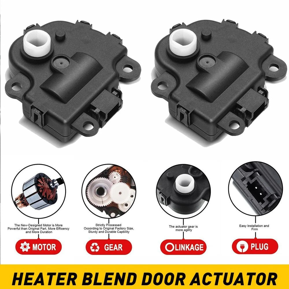2X HVAC Air Heater Blend Door Actuator for Chevrolet Impala Corvette 604-108 EOA 6B93BC-57