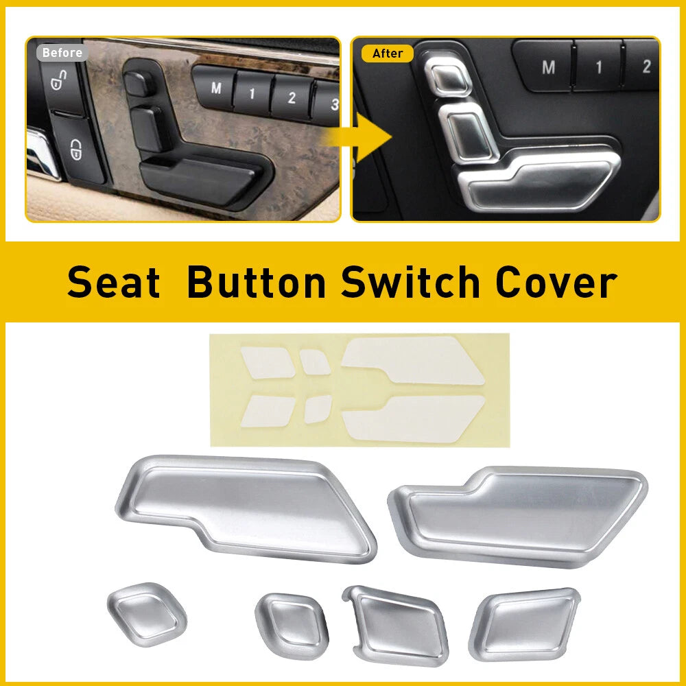 Door Seat Button Switch Cover Trim For Mercedes-Benz 2012-2014 ML350 ML63 AMG EA 6B93BC-57
