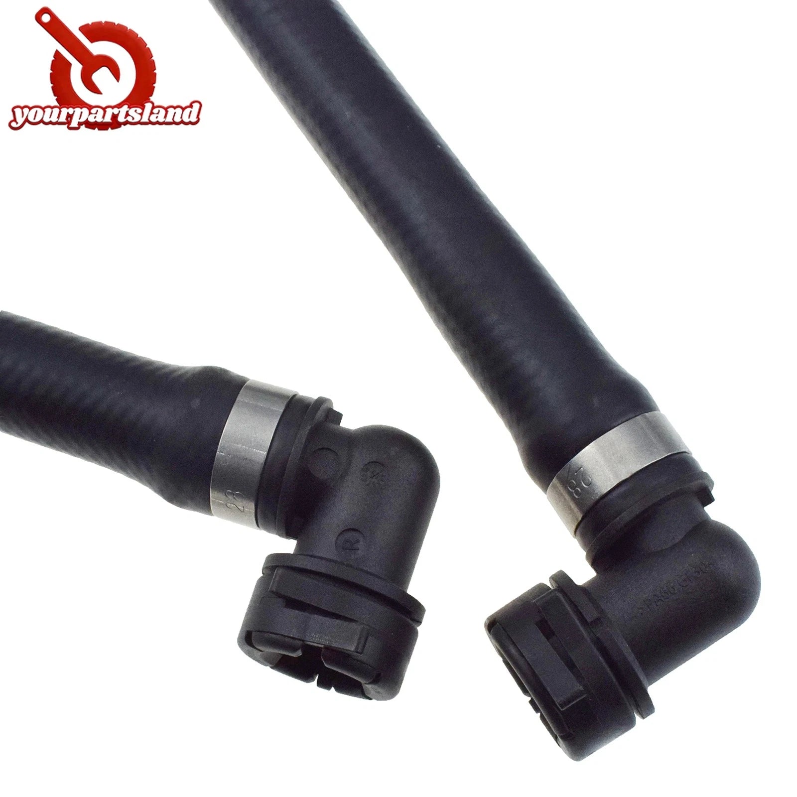 Fit For Volvo S60 S80 V70 XC70 2001-2009 Heater Hose Set 2PCS 30745334,30745329 6B93BC-57