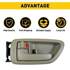 For 01-07 Sequoia 04-06 Tundra Crew Cab Gray Inside Left Driver Door Handle EOA 6B93BC-57